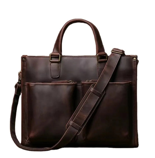 Vintage-Tasche aus echtem Leder